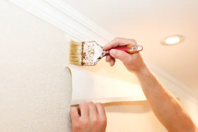 Pose de papier peint à Blingel — revêtements muraux et toiles de verre